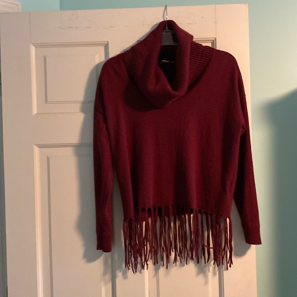 Michael Kors berry Cowl neck sweater